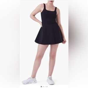 Spanx tank Minidress dress tennis golf pickleball pockets pocket‎ black XL NWT